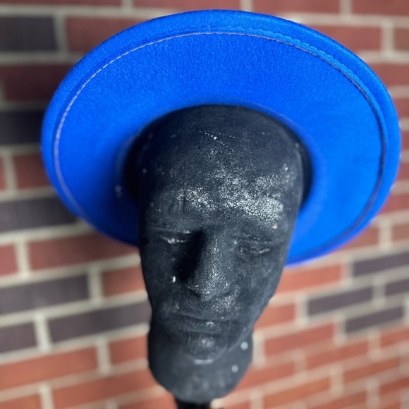 WIDE BRIM FEDORA HAT UNISEX *NEW* - Picture 4 of 4